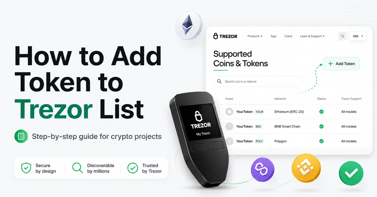 How to Add Token to Trezor List