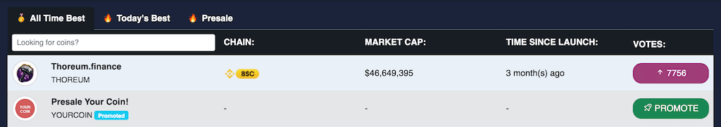 TOP Token Voting Platforms with Free Listing