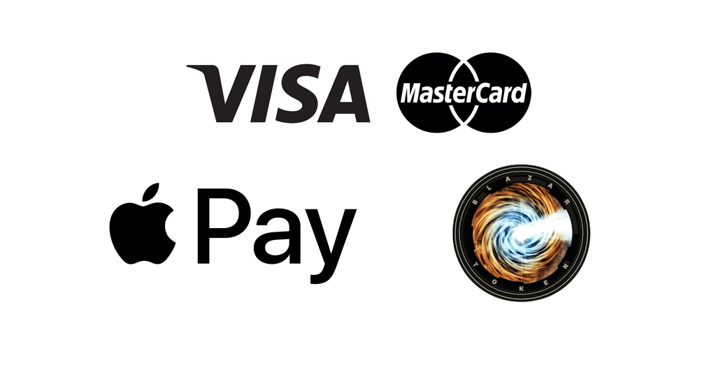 buy the BLAZAR tokens with bank card