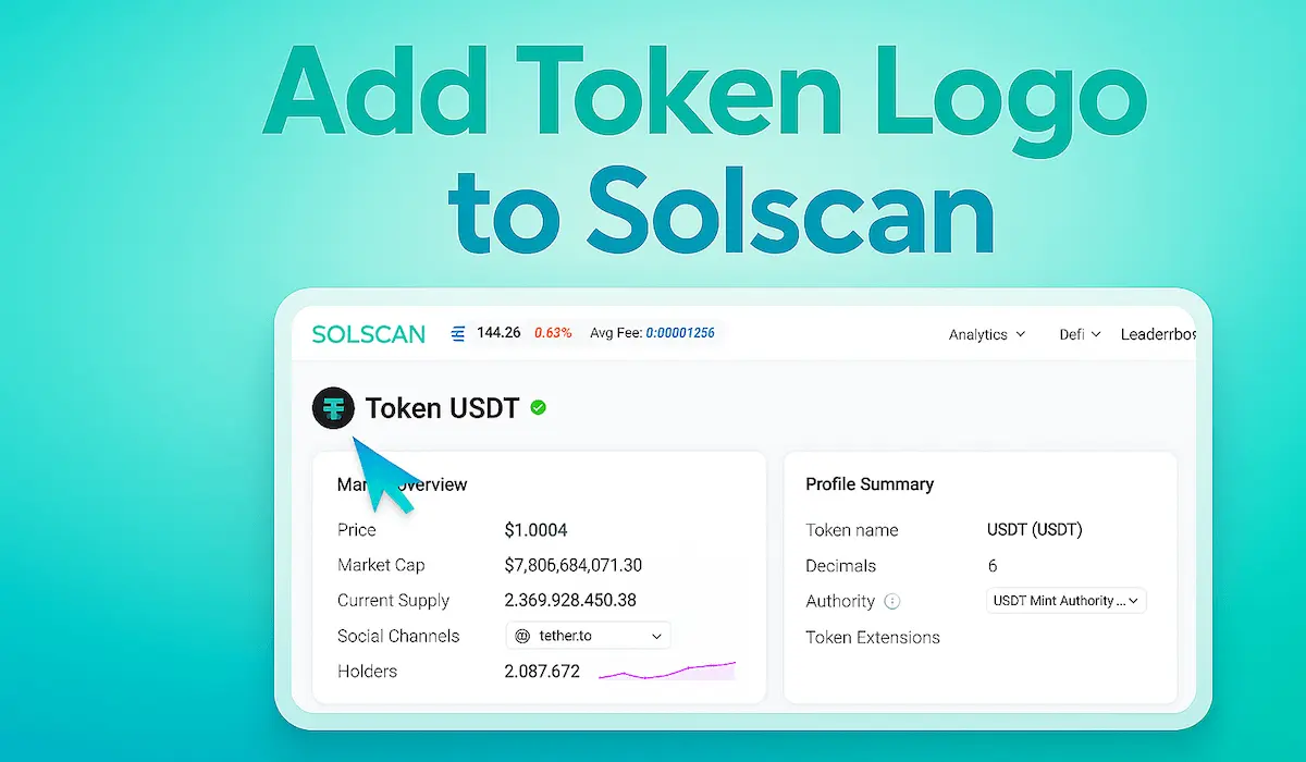 How to Add Token Logo to Solscan